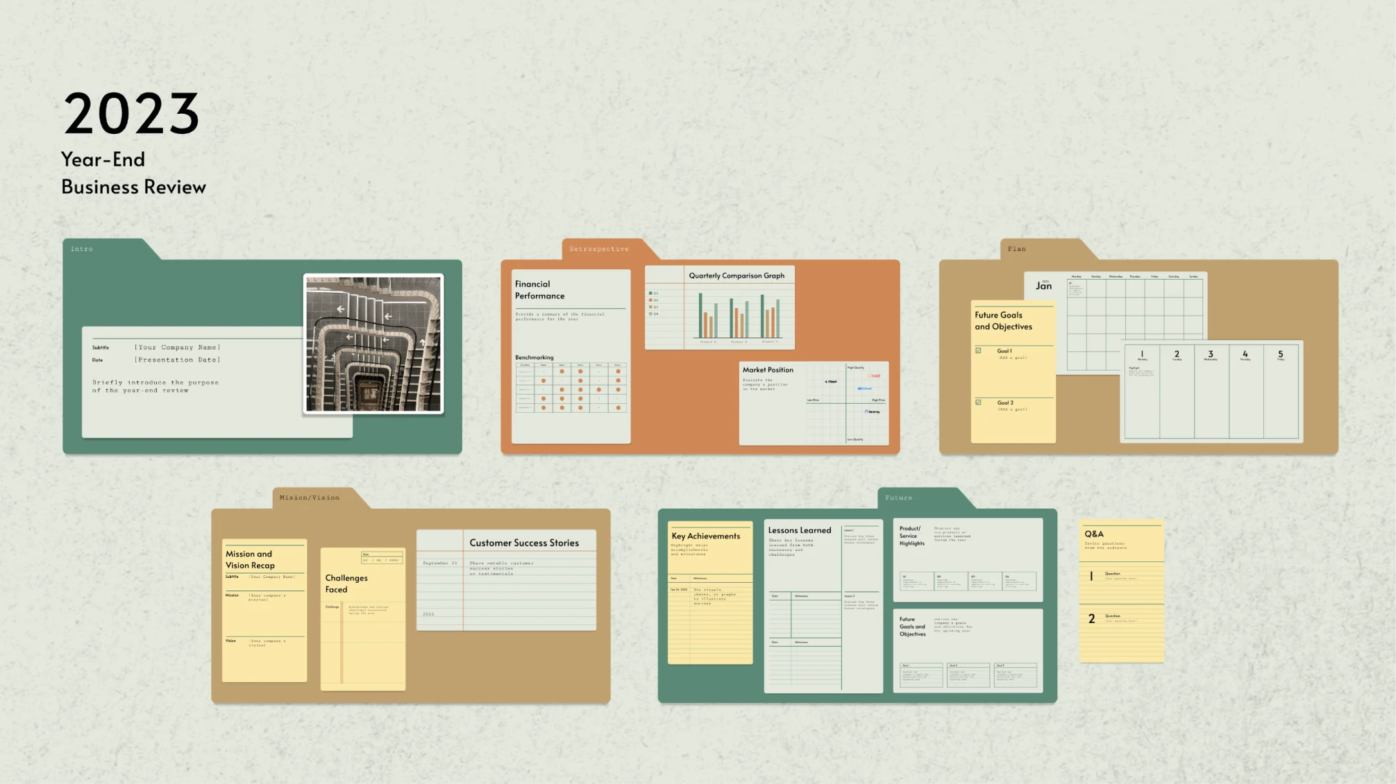 Open Canvas example — folders layout